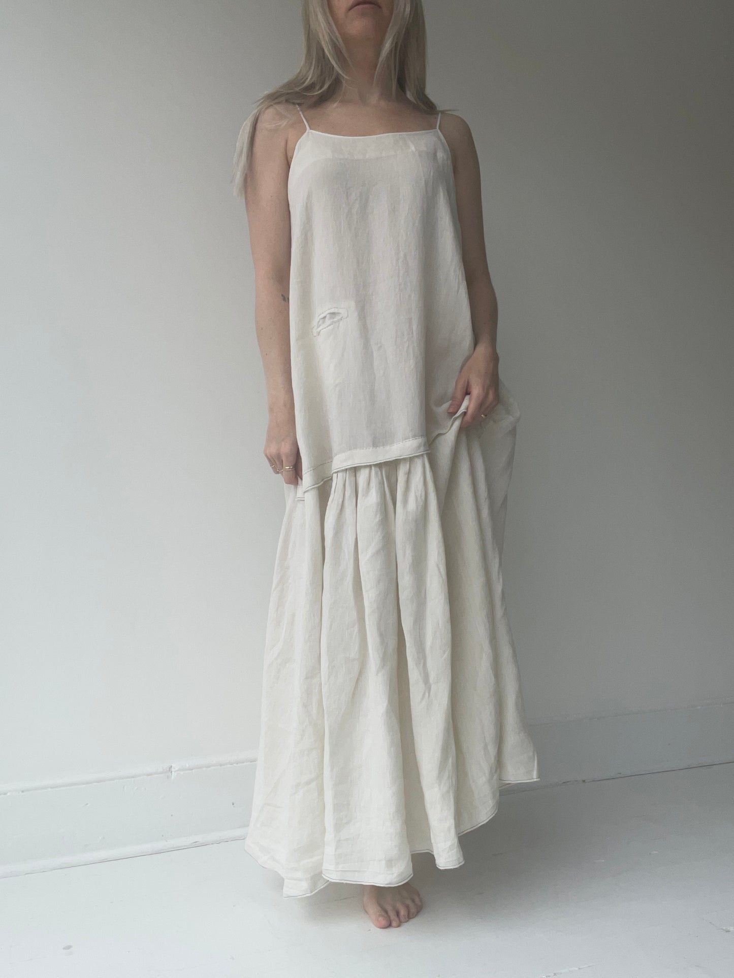 umit unal ivory dress