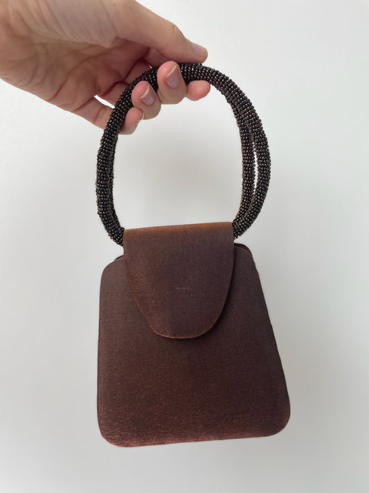 vintage cocoa purse
