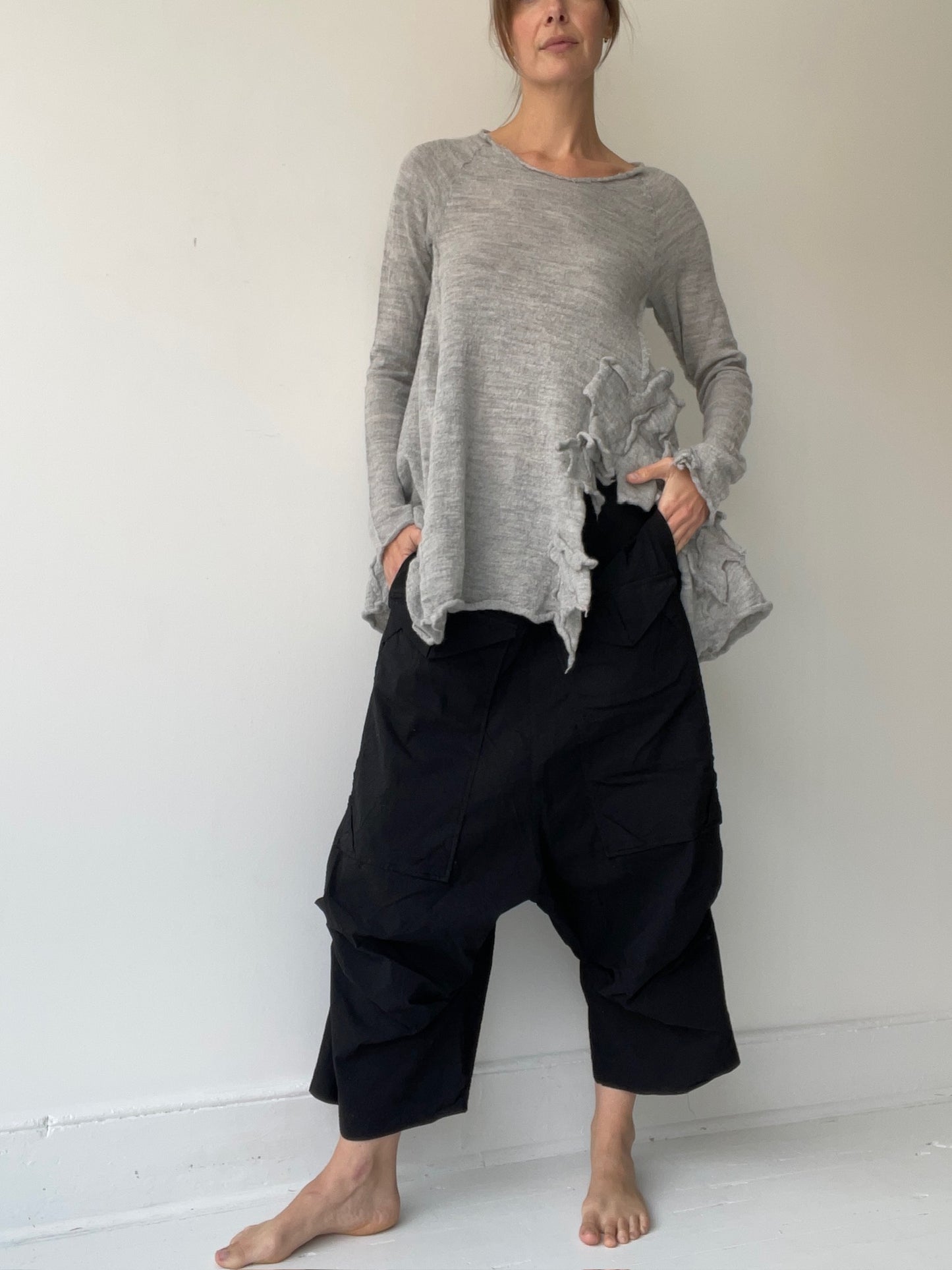 rundholz black label light grey sweater