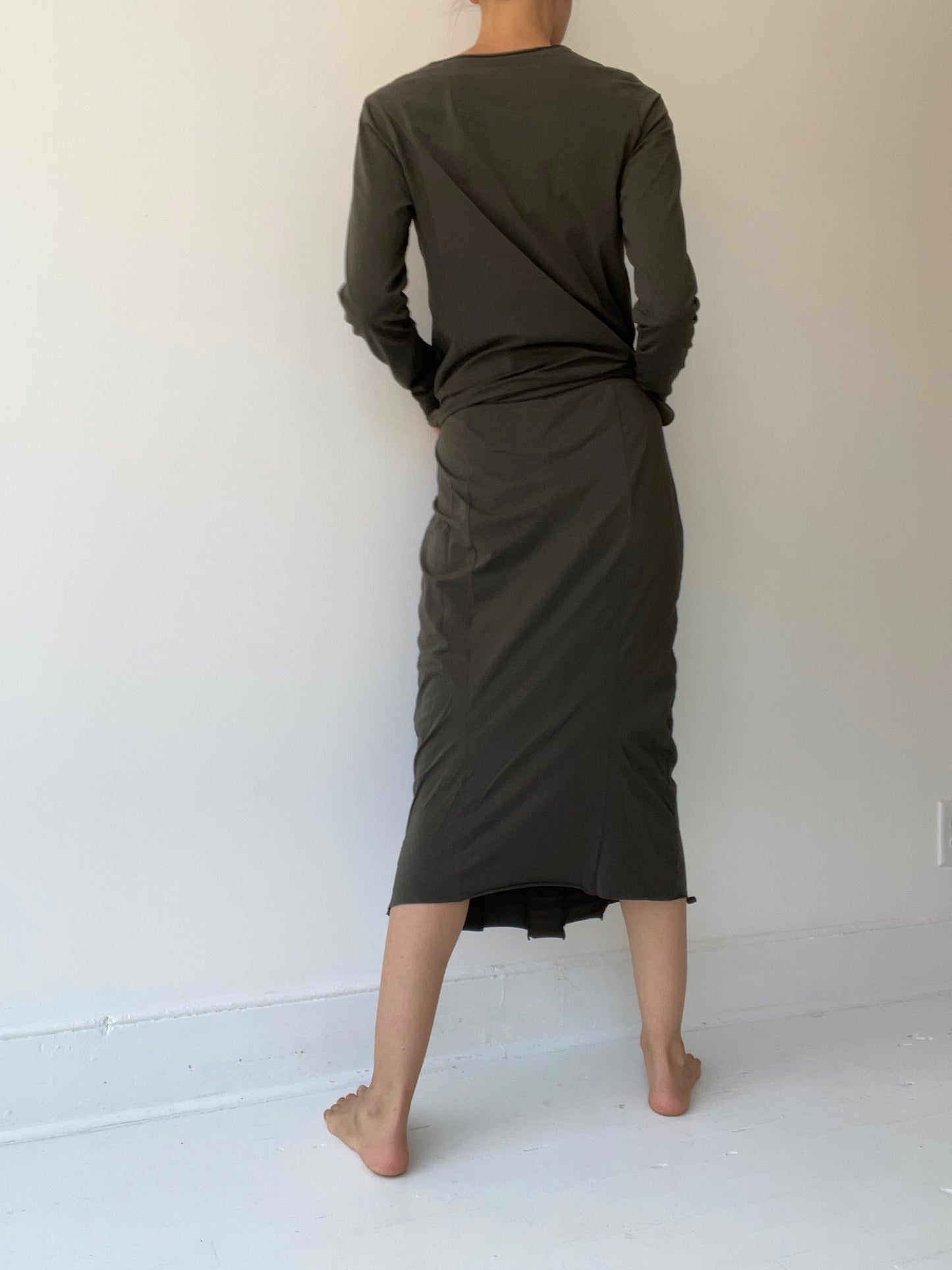 rundholz black label tab skirt JUNGLE