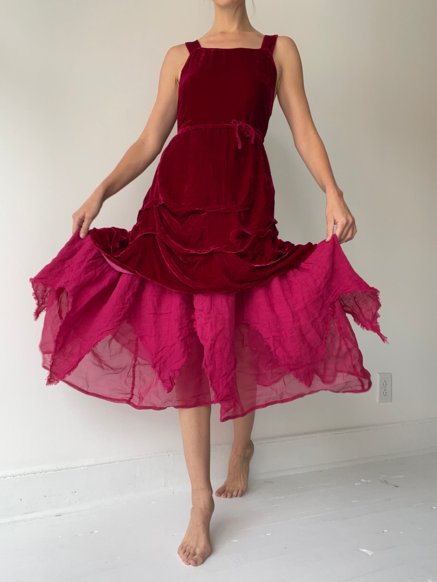 long vintage slip