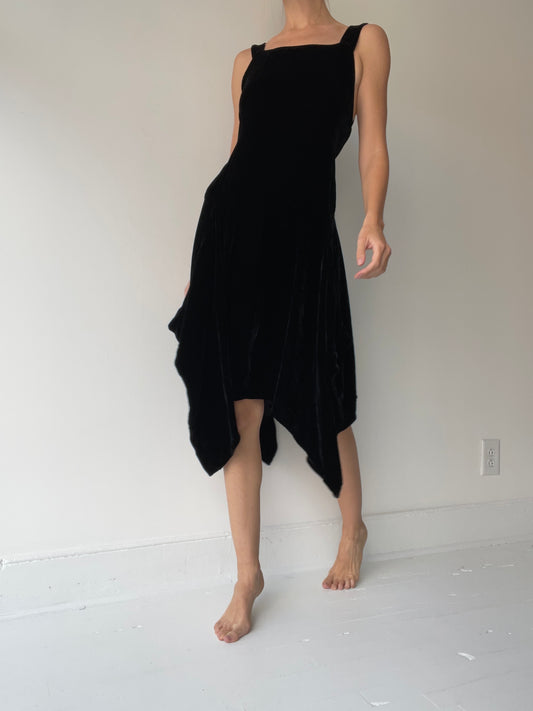 krista larson long pinwheel slip BLACK VELVET