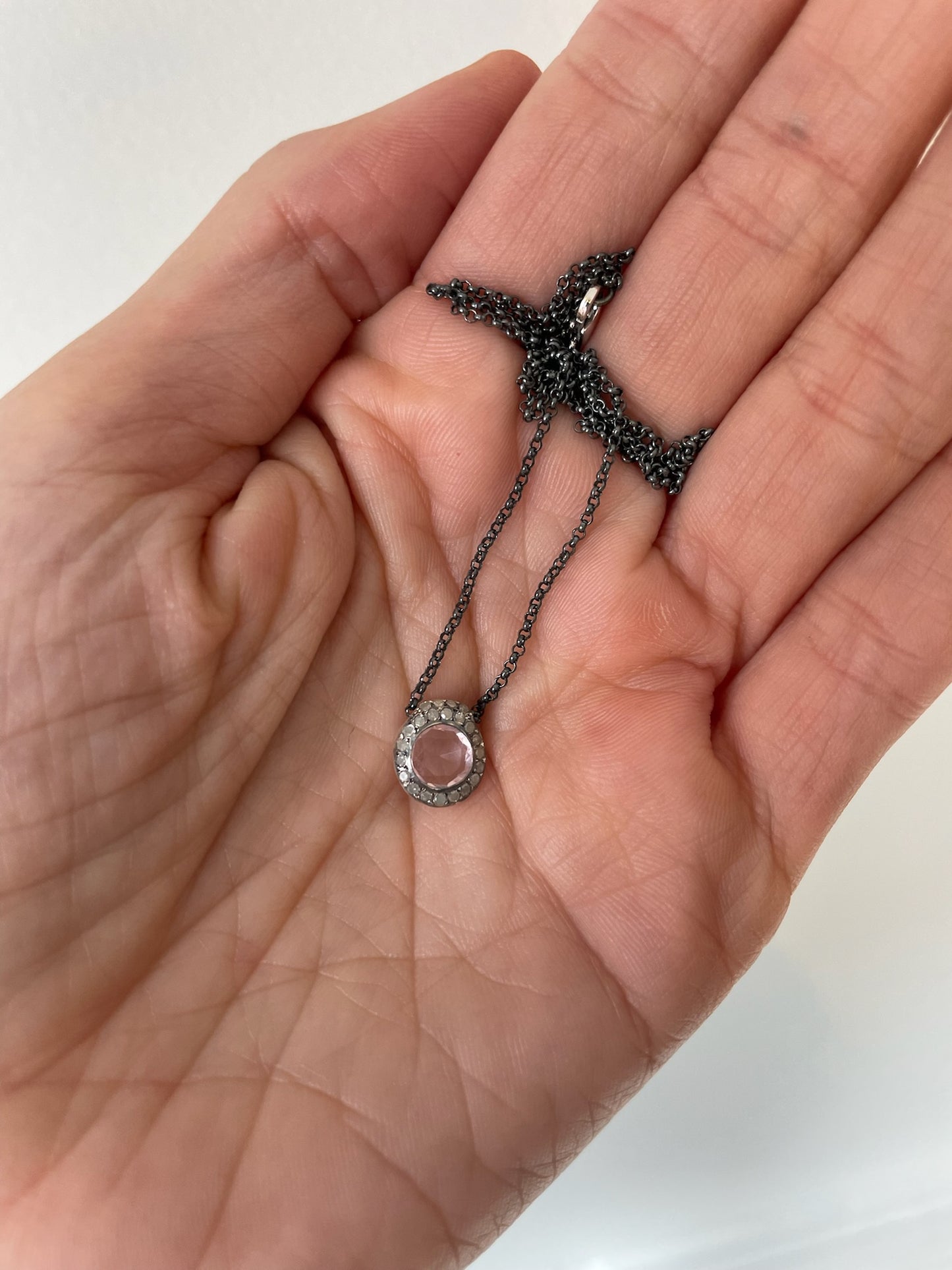 rosa maria pinky necklace