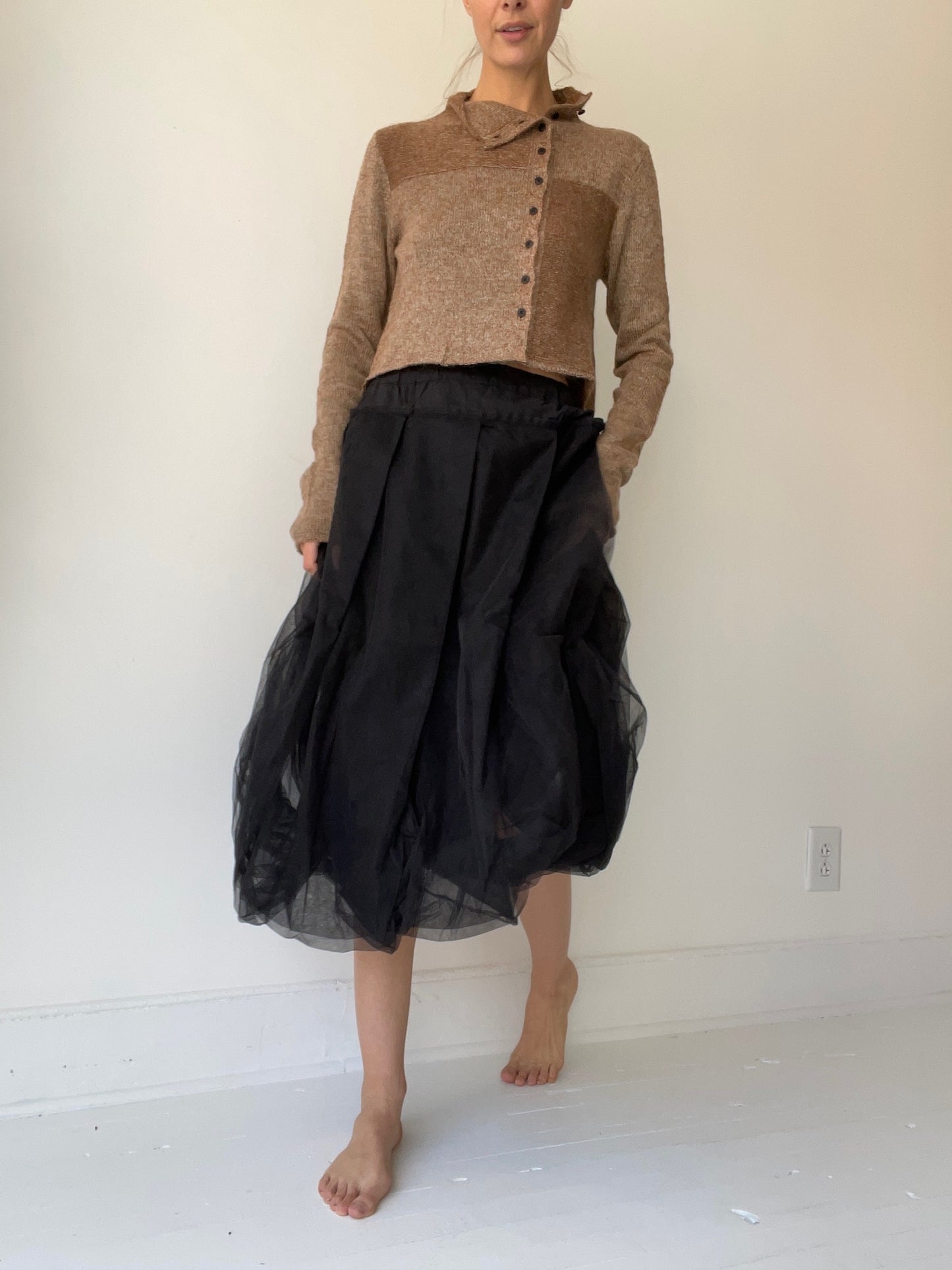 rundholz black label tulle skirt