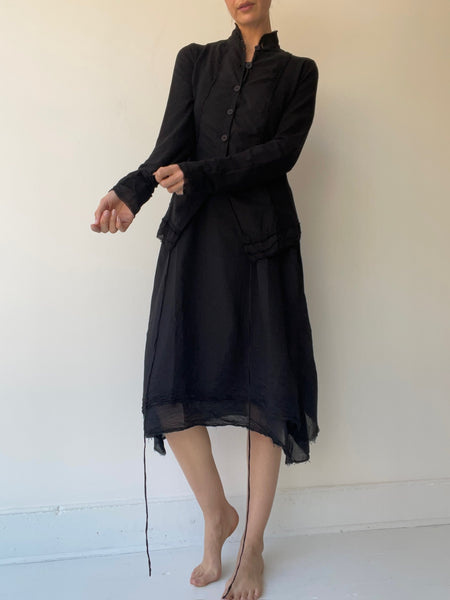 patched mini penguin coat