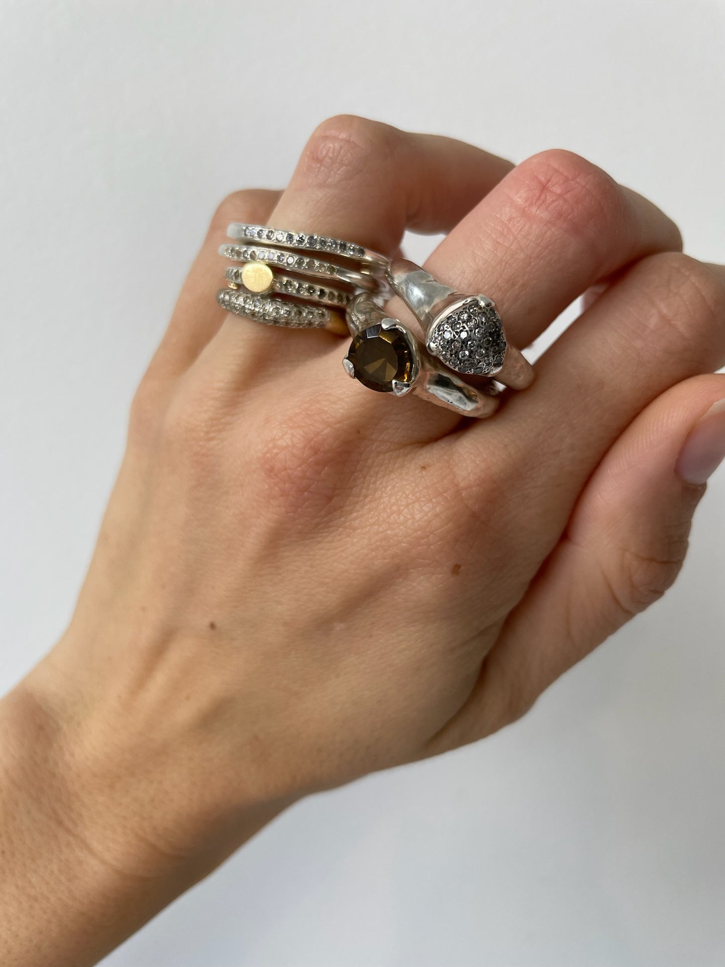 rosa maria haz icy grey ring