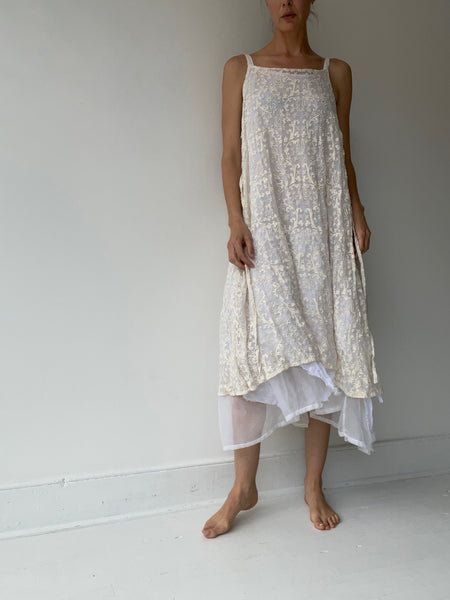 krista larson embroidered plain slip