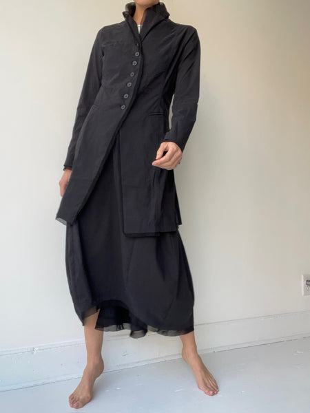 rundholz black label long button coat