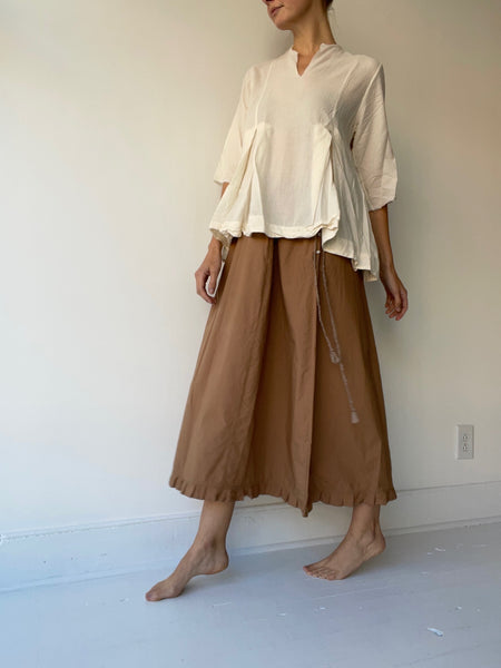 double pleat blouse