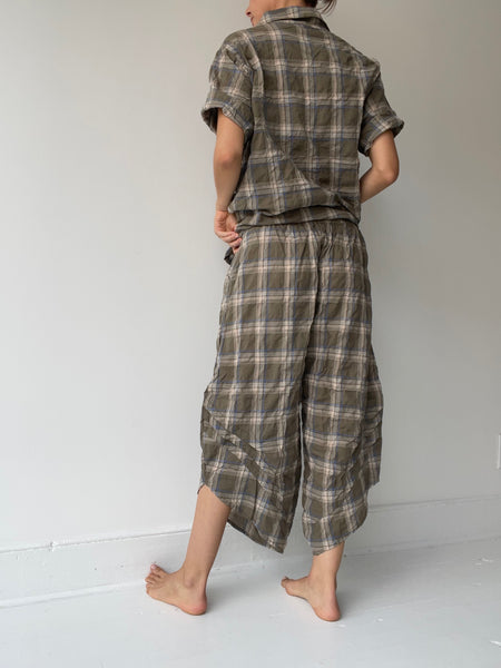 krista larson basic detail pants PLAID