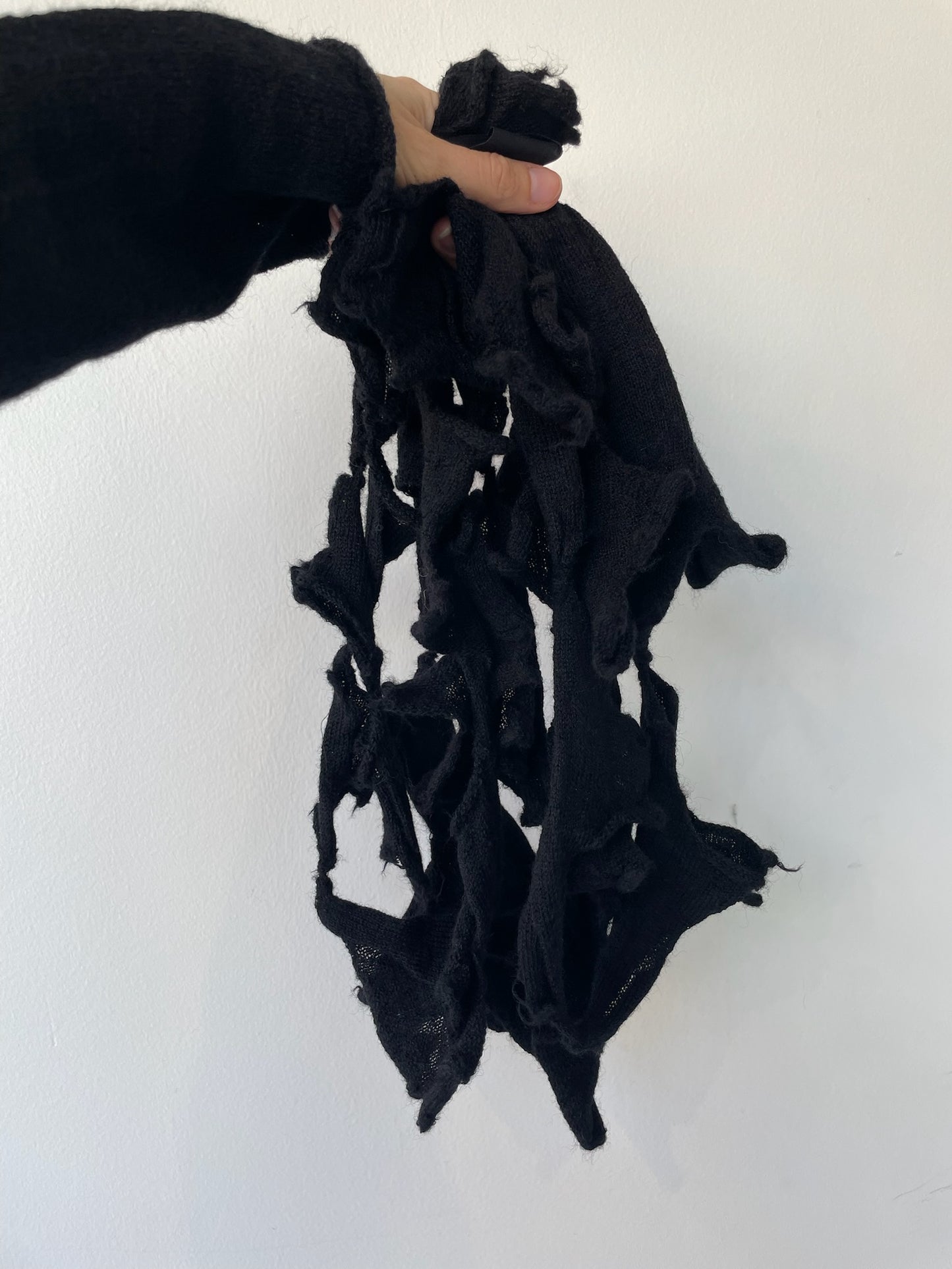 rundholz black label black knit necklace