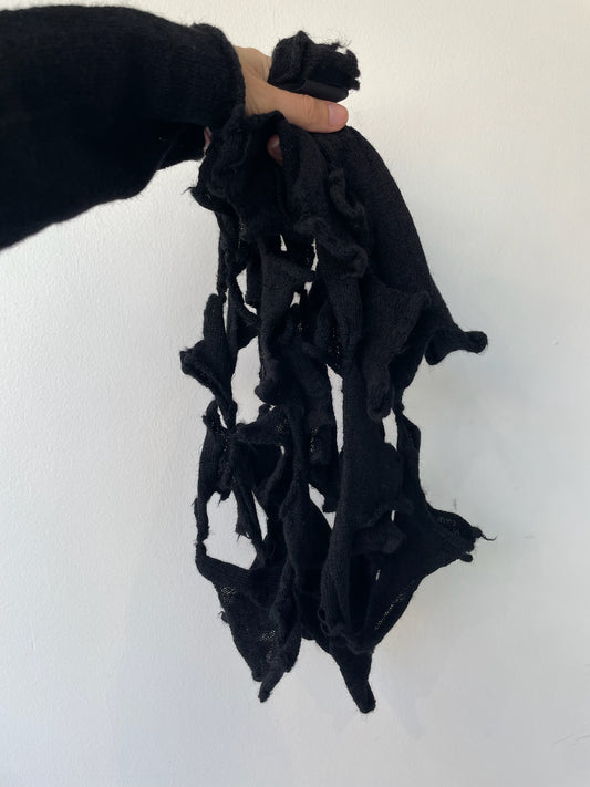 rundholz black label black knit necklace