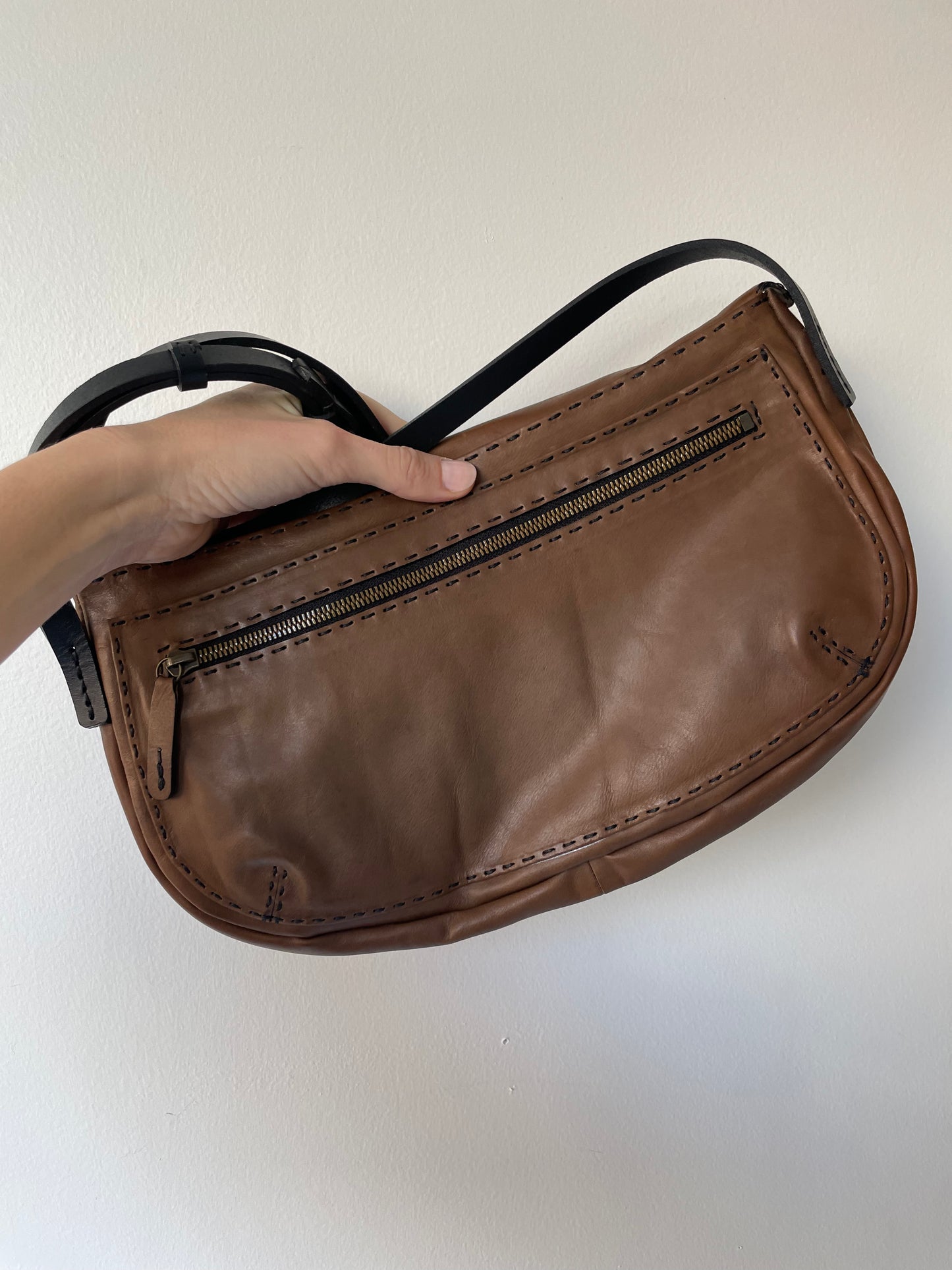 johnny farah brown alba bag