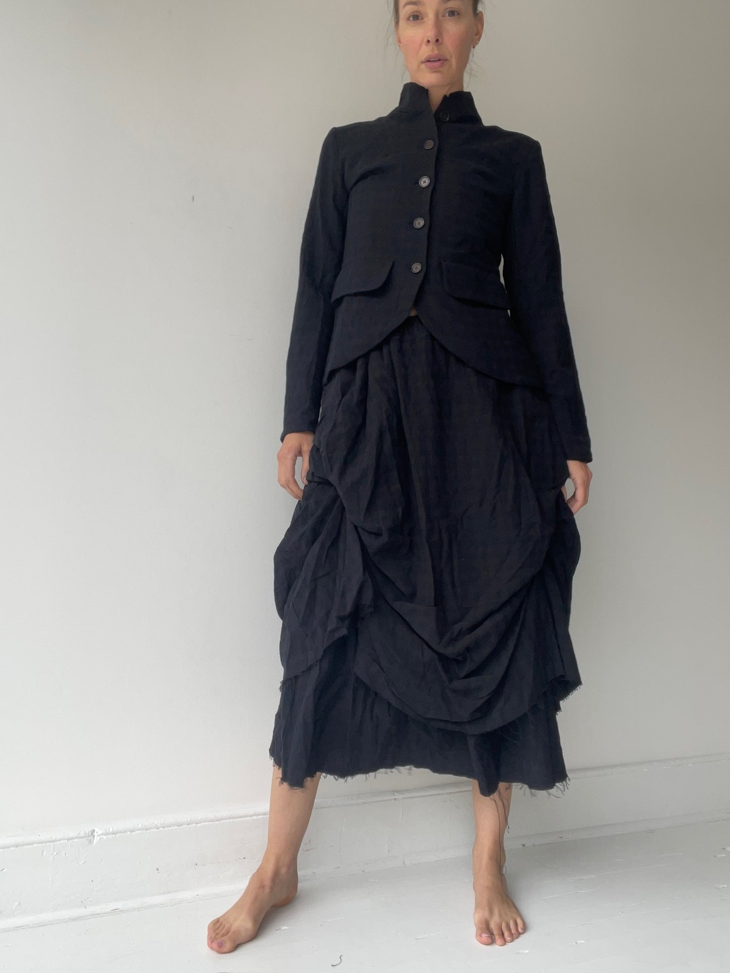 aleksandr manamïs checked puff back jacket