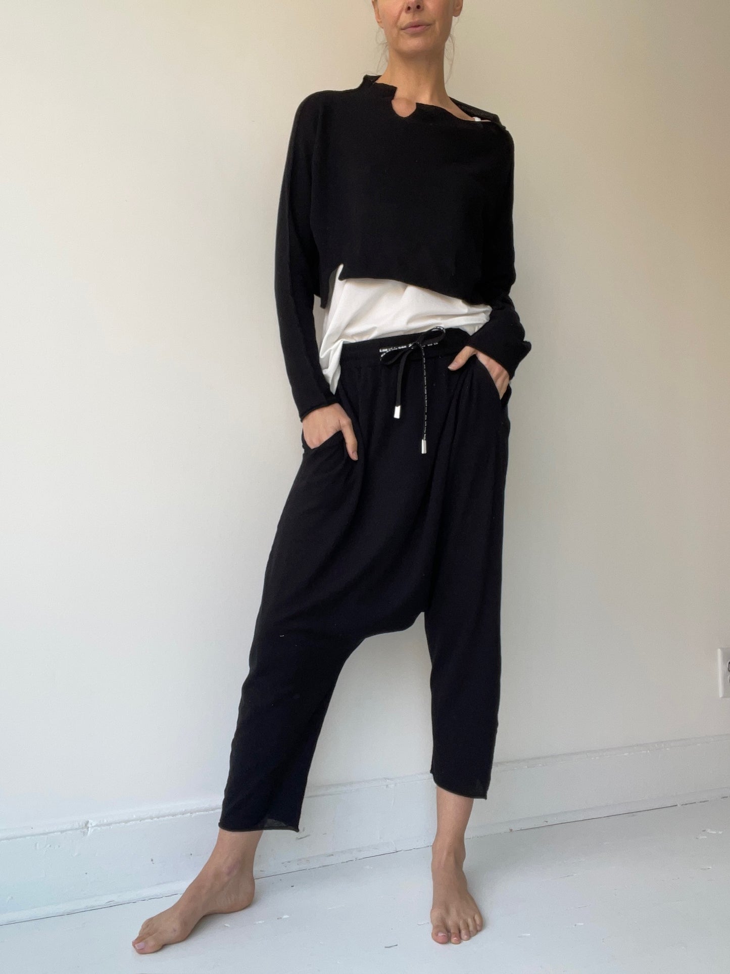 a rundholz black label knit joggers pants with 100% cotton