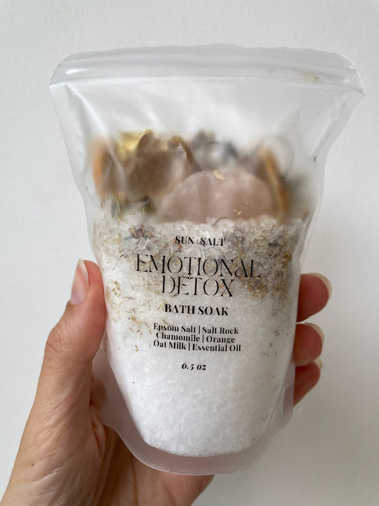 emotional detox bath soak