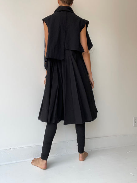 rundholz mainline wool overlay dress