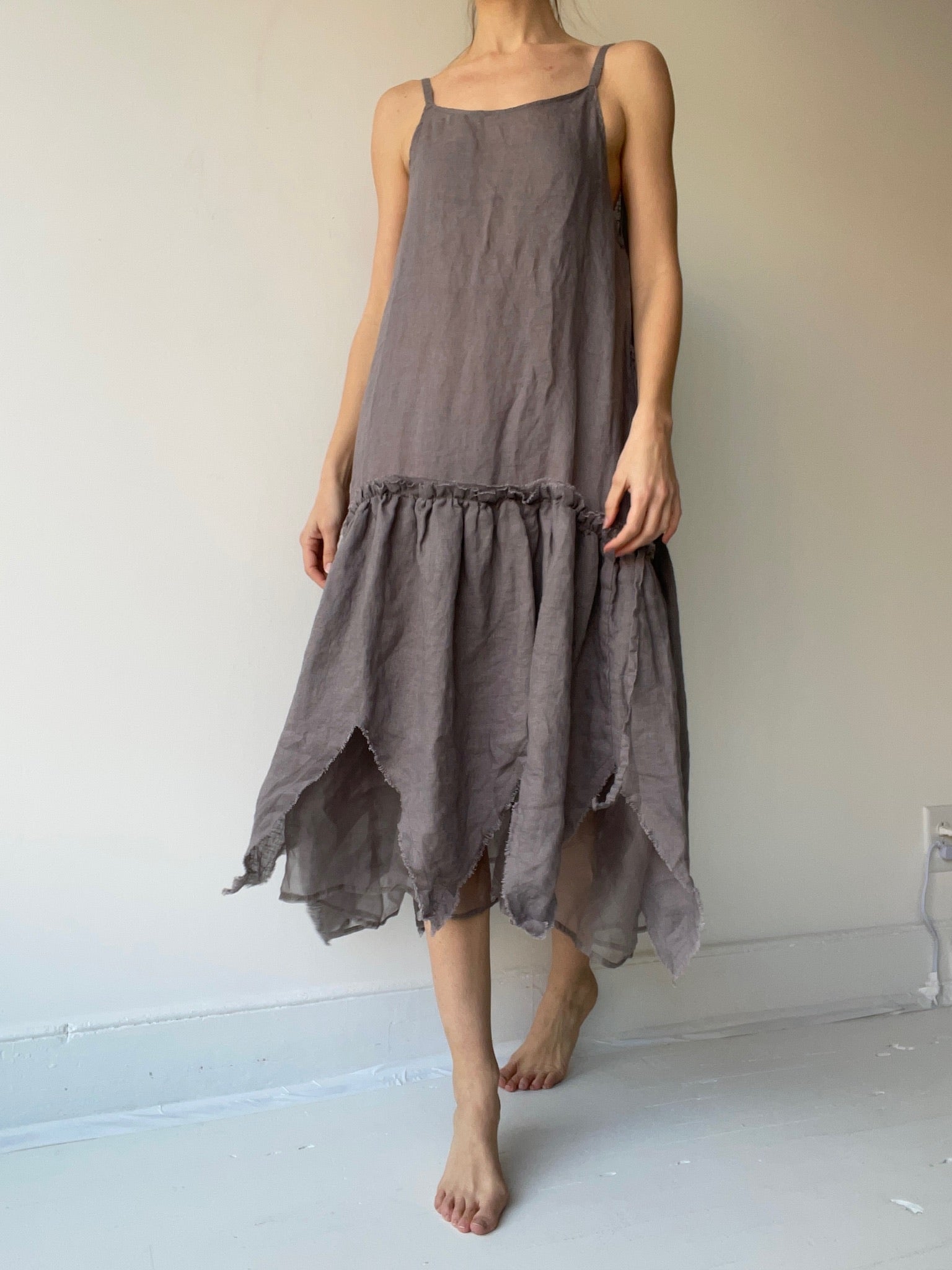 a krista larson long vintage slip