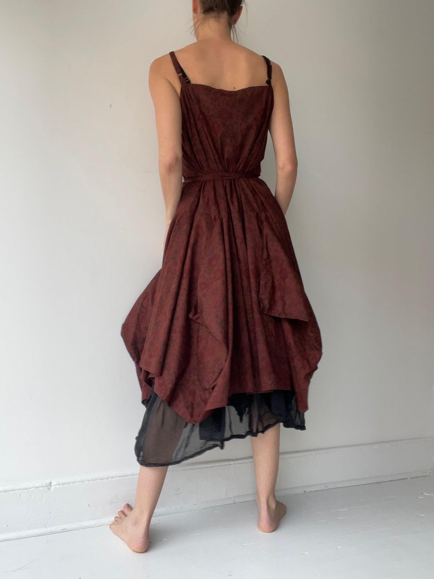 krista larson mahogany long pinwheel slip