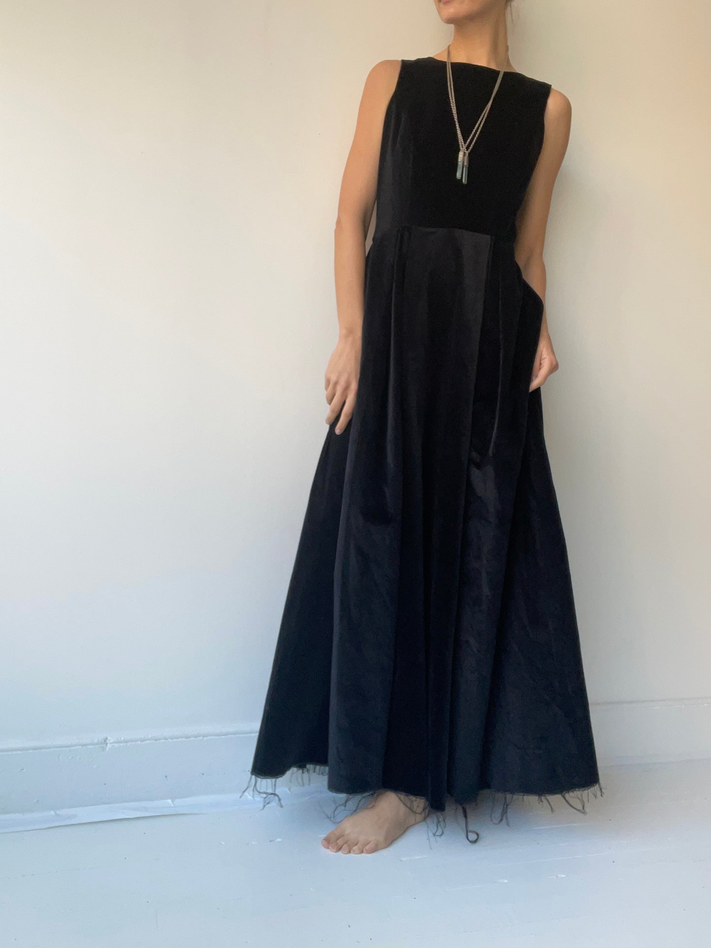 velvet morning dress