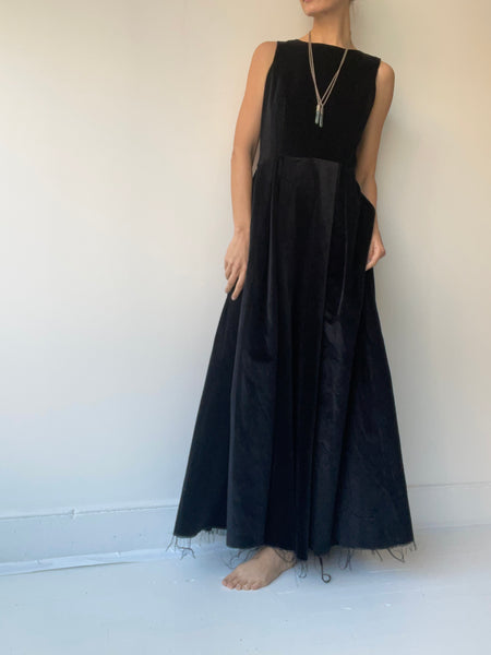 velvet morning dress