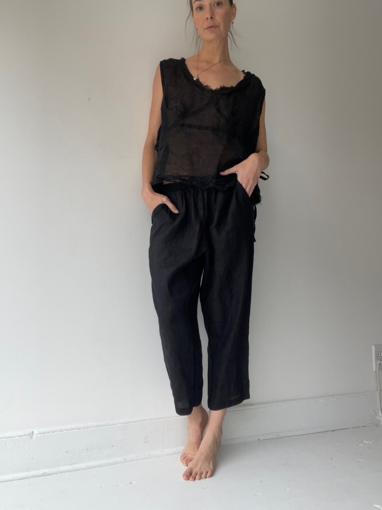 krista larson linen ohm pants
