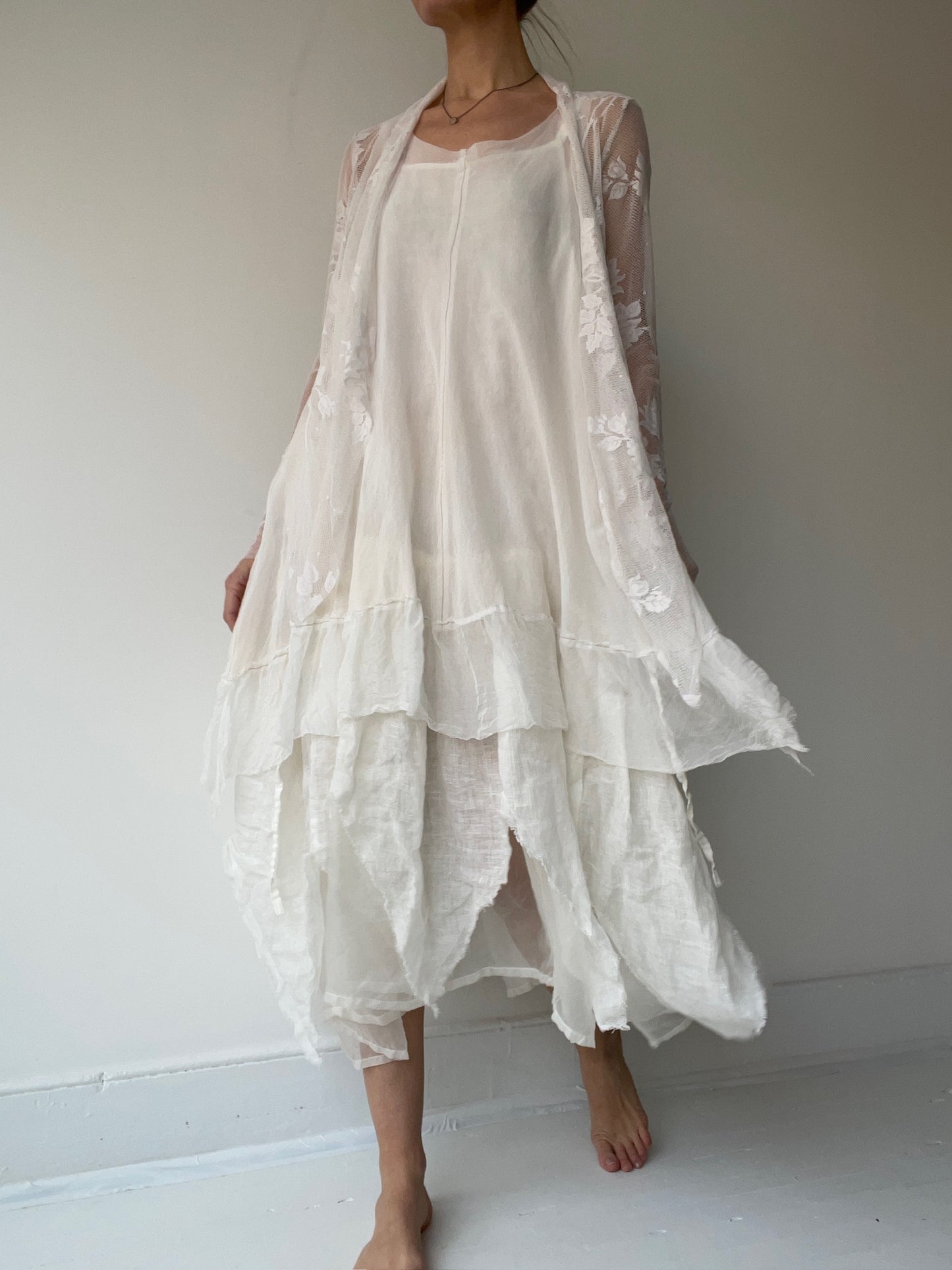 flower lace cardigan