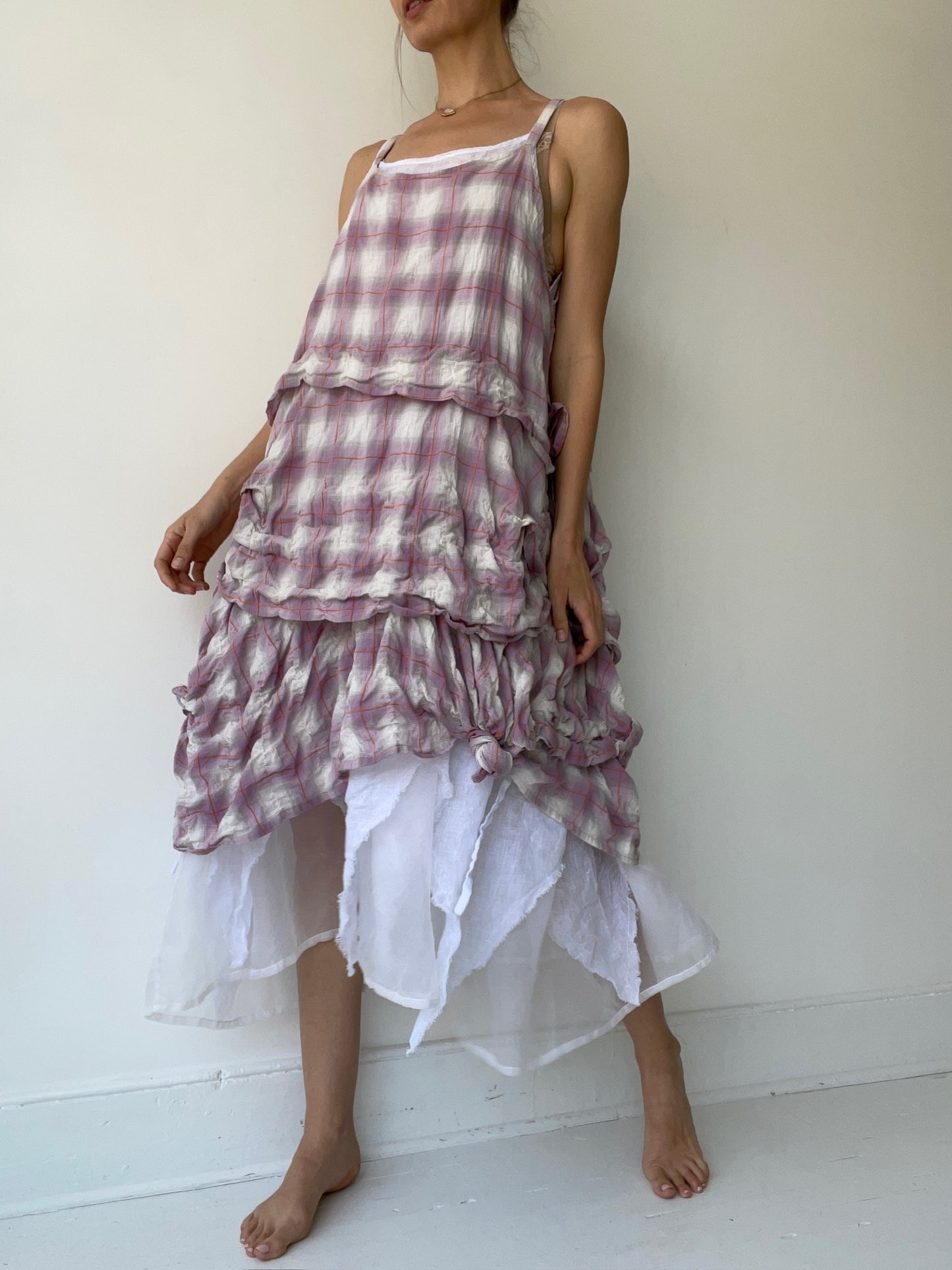 krista larson plaid umbrella slip