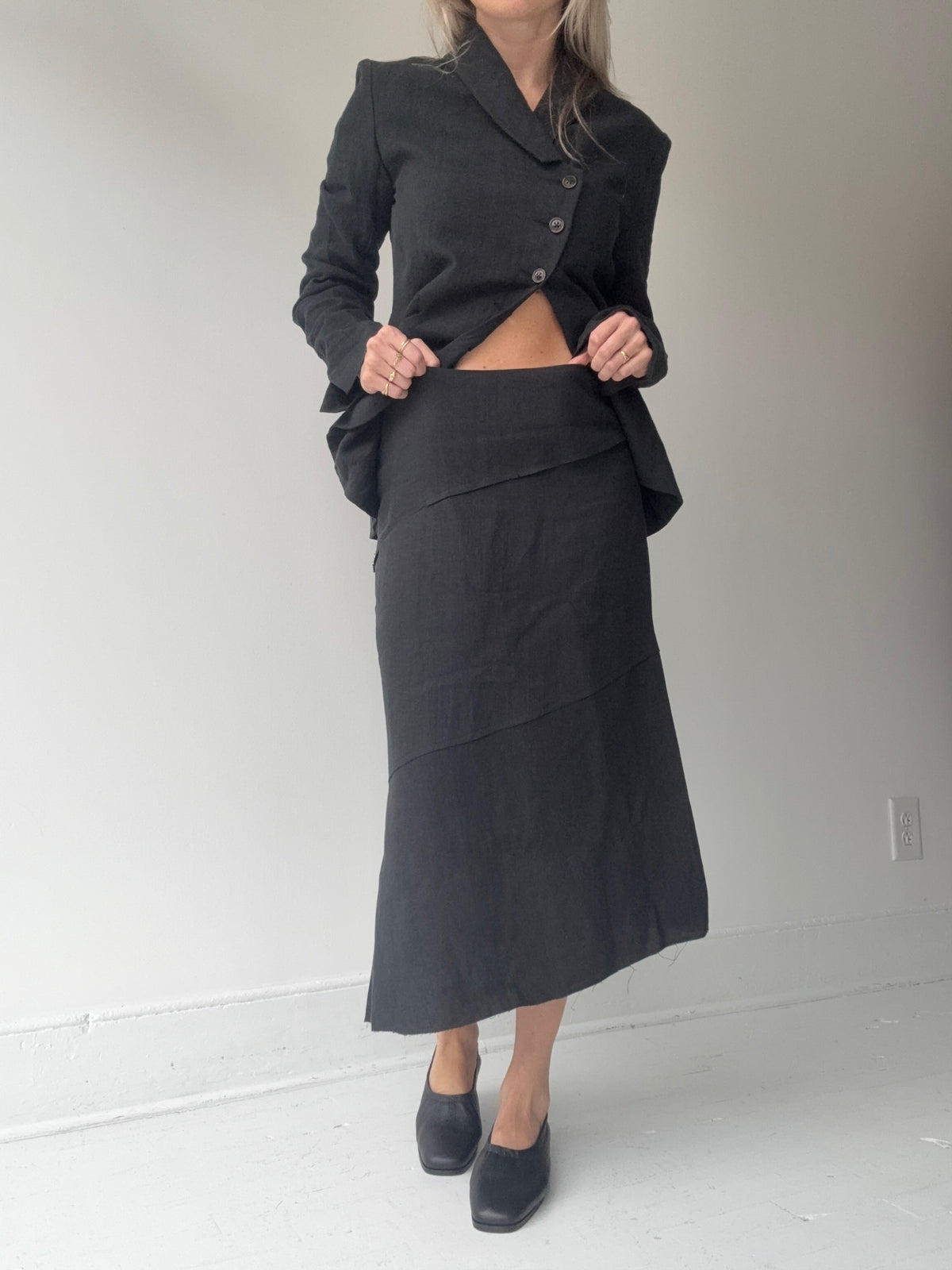 anika skarstrom linen skirt