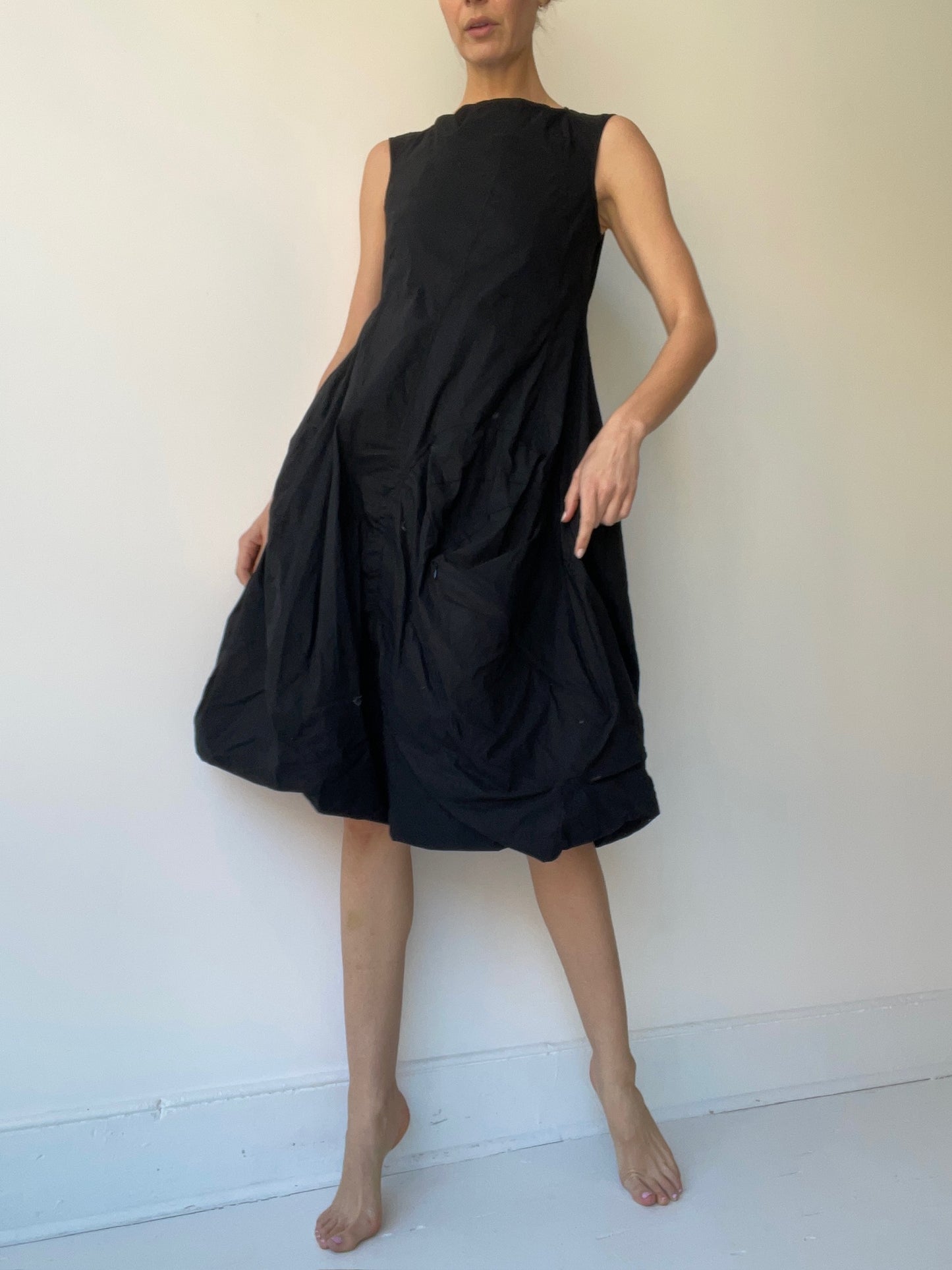 a rundholz mainline main dress with 46% cotton/36% polyamide/13% linen/5% elastane