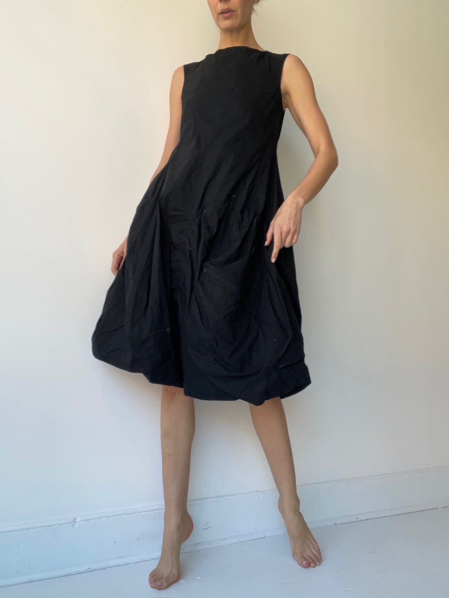 a rundholz mainline main dress with 46% cotton/36% polyamide/13% linen/5% elastane
