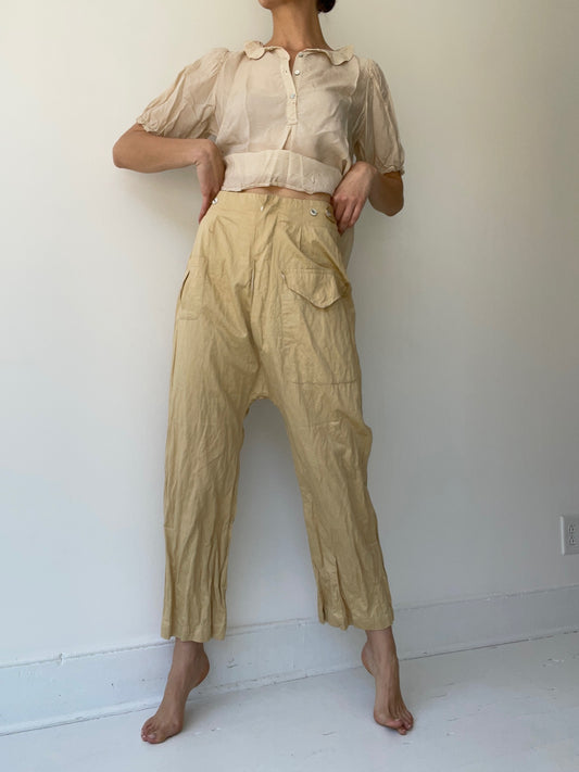 sula french painting pants