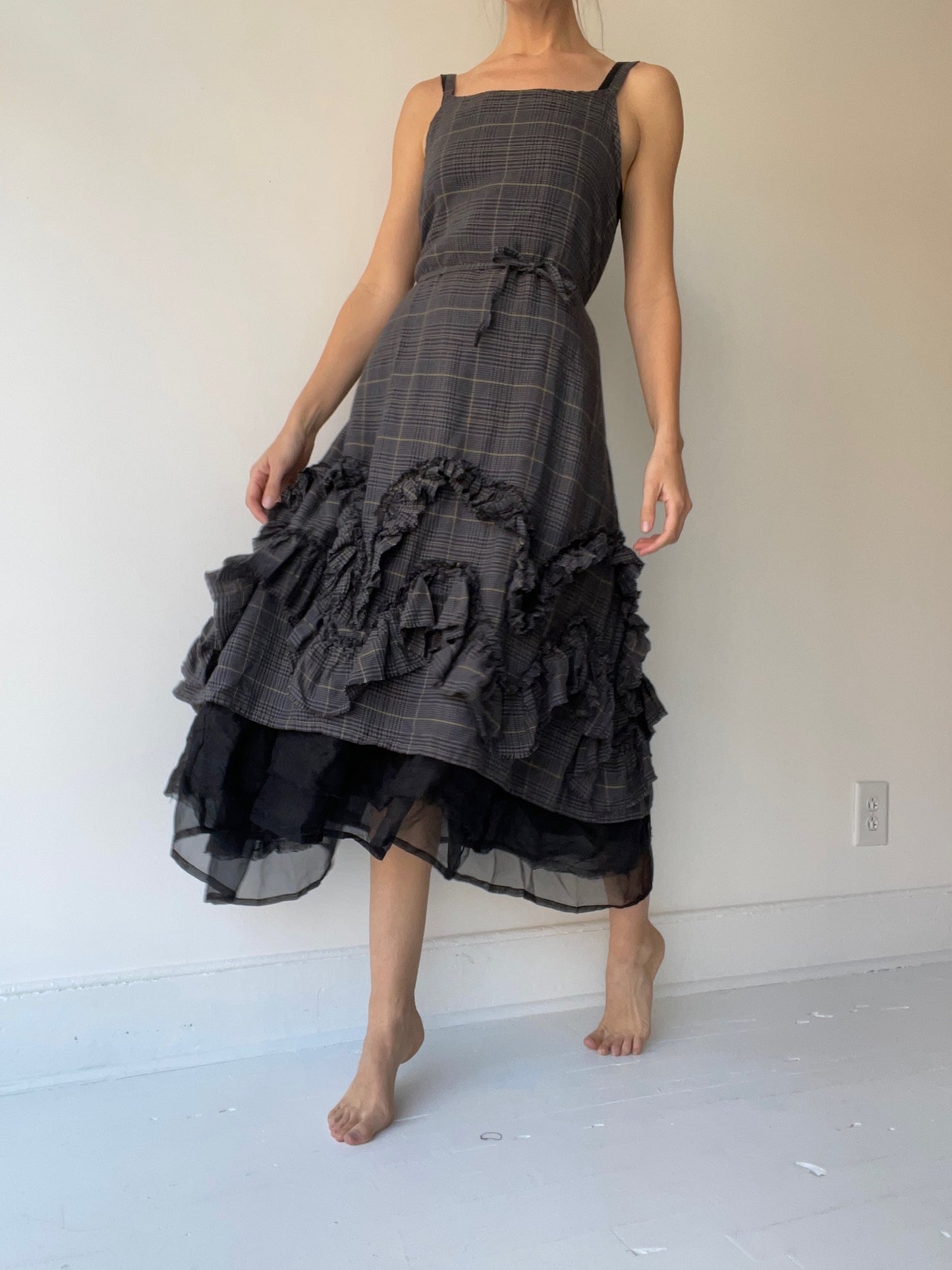 pretty slip PLAID