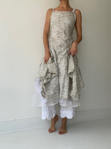 krista larson floral long pinwheel slip