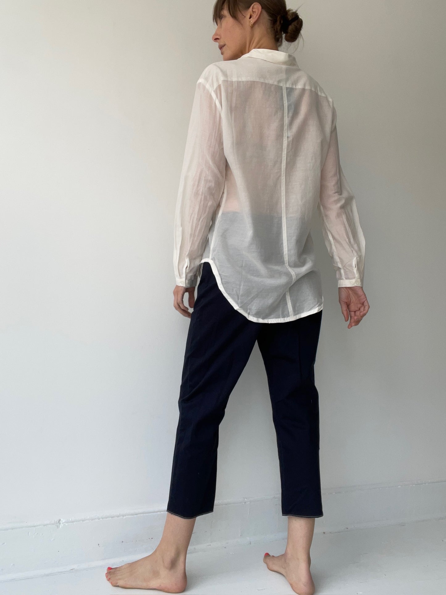 umit unal stitch detail blouse