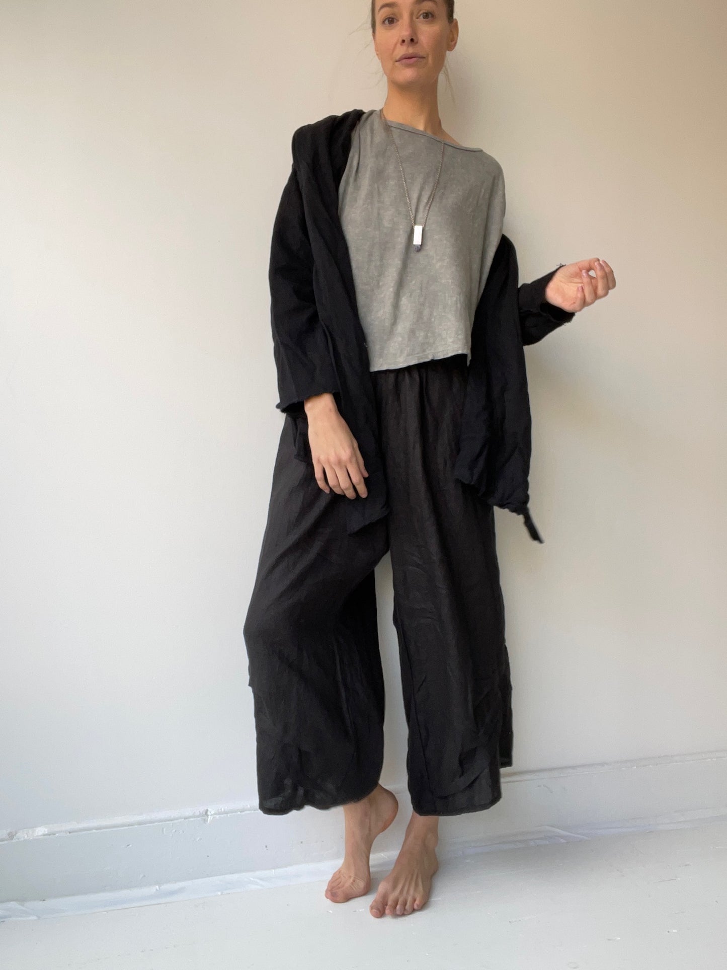 billowy cardigan
