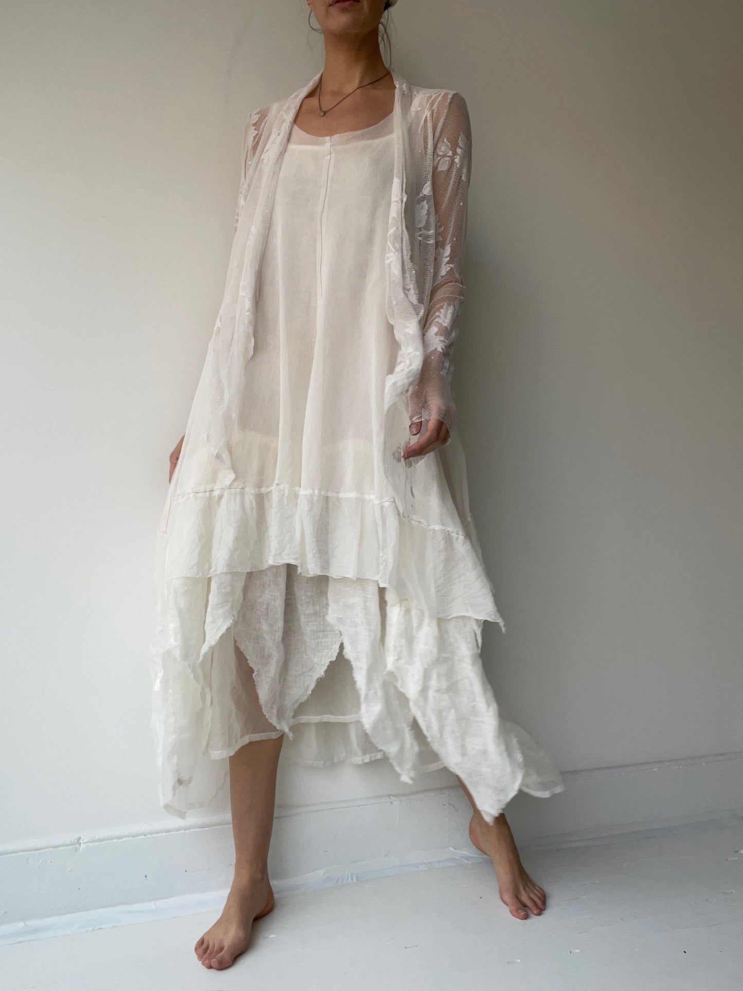 flower lace cardigan