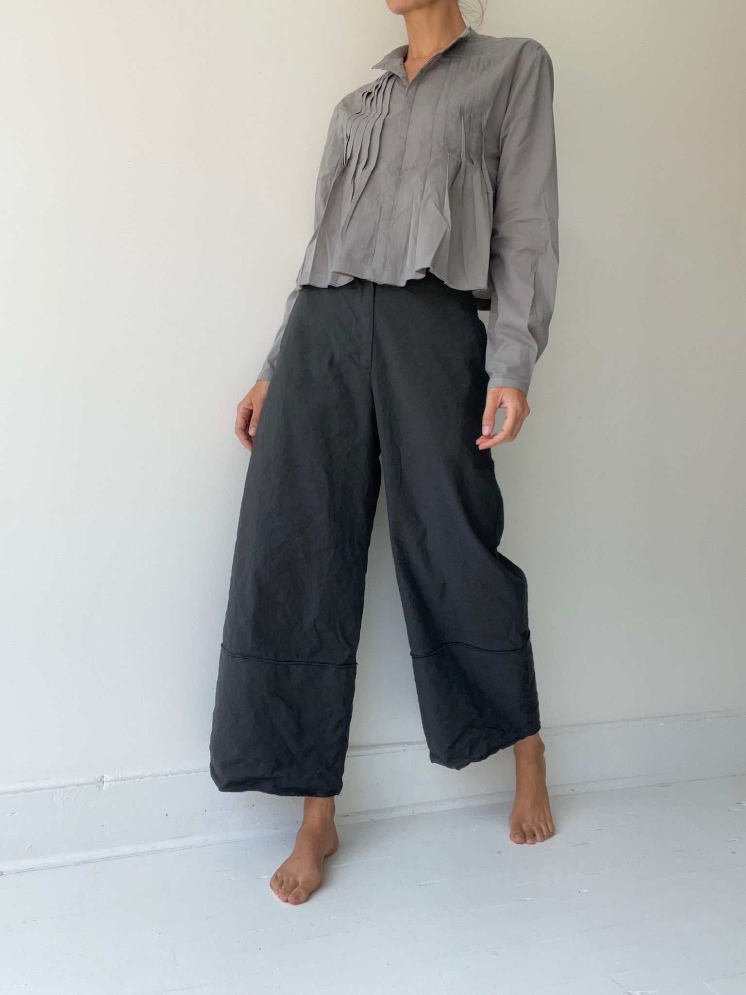 a ümit ünal pintuck blouse with 100% cotton