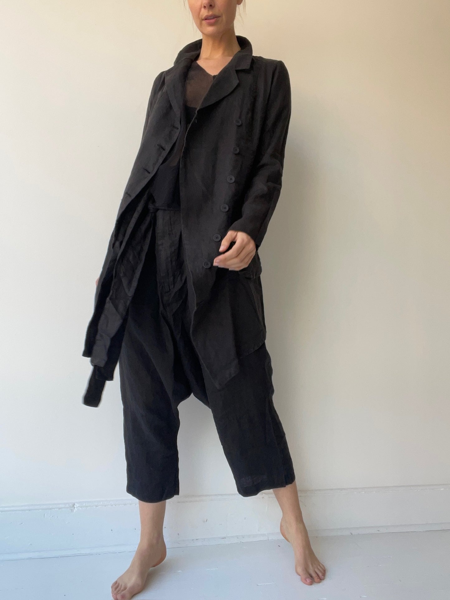 pal offner linen penguin coat