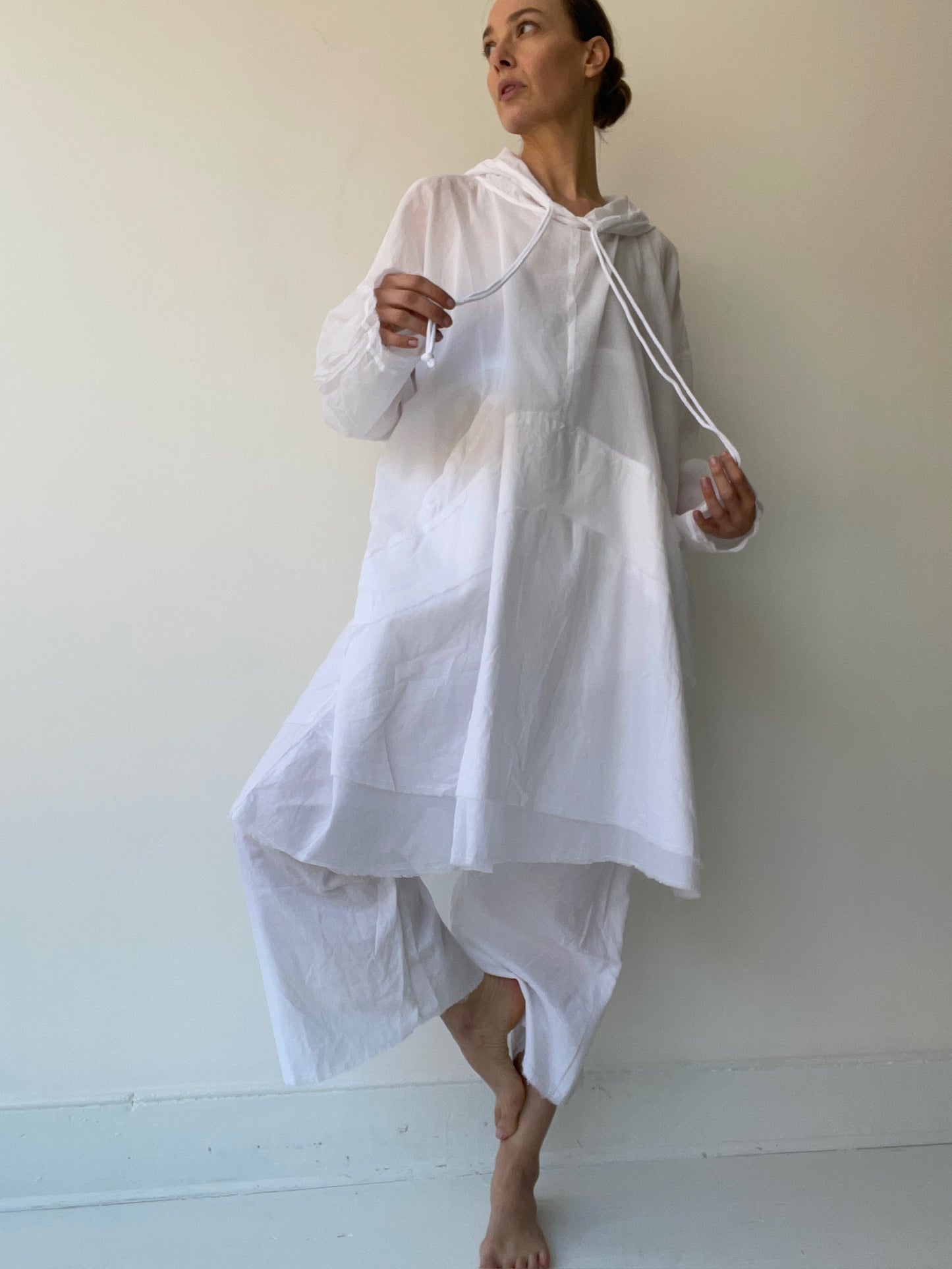 pal offner white low c trousers