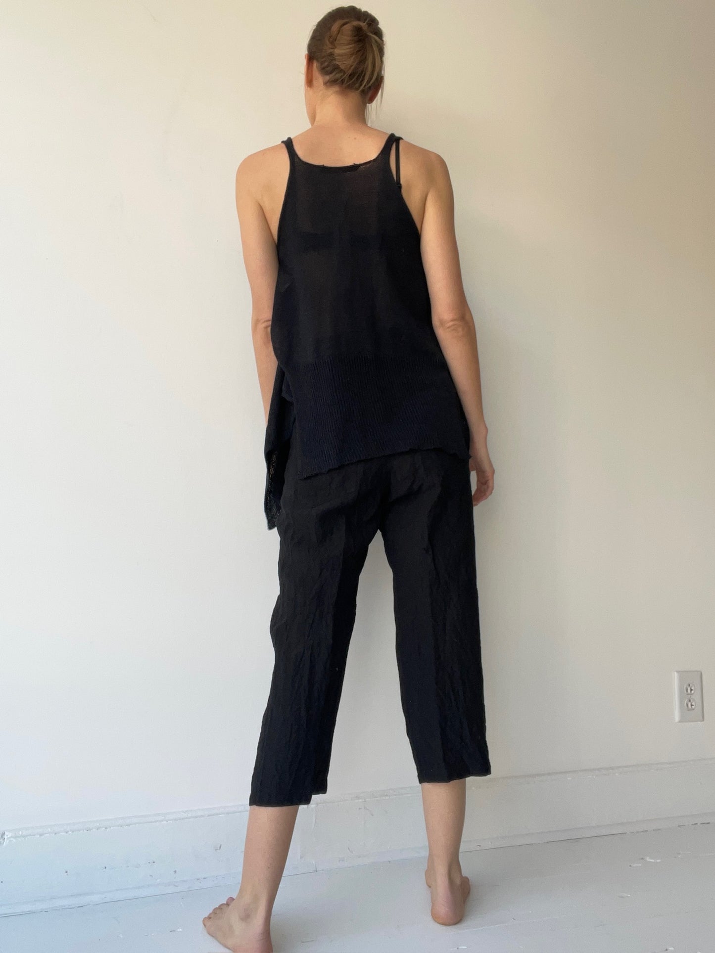 forme knit tank BLACK