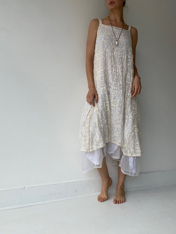 krista larson embroidered plain slip