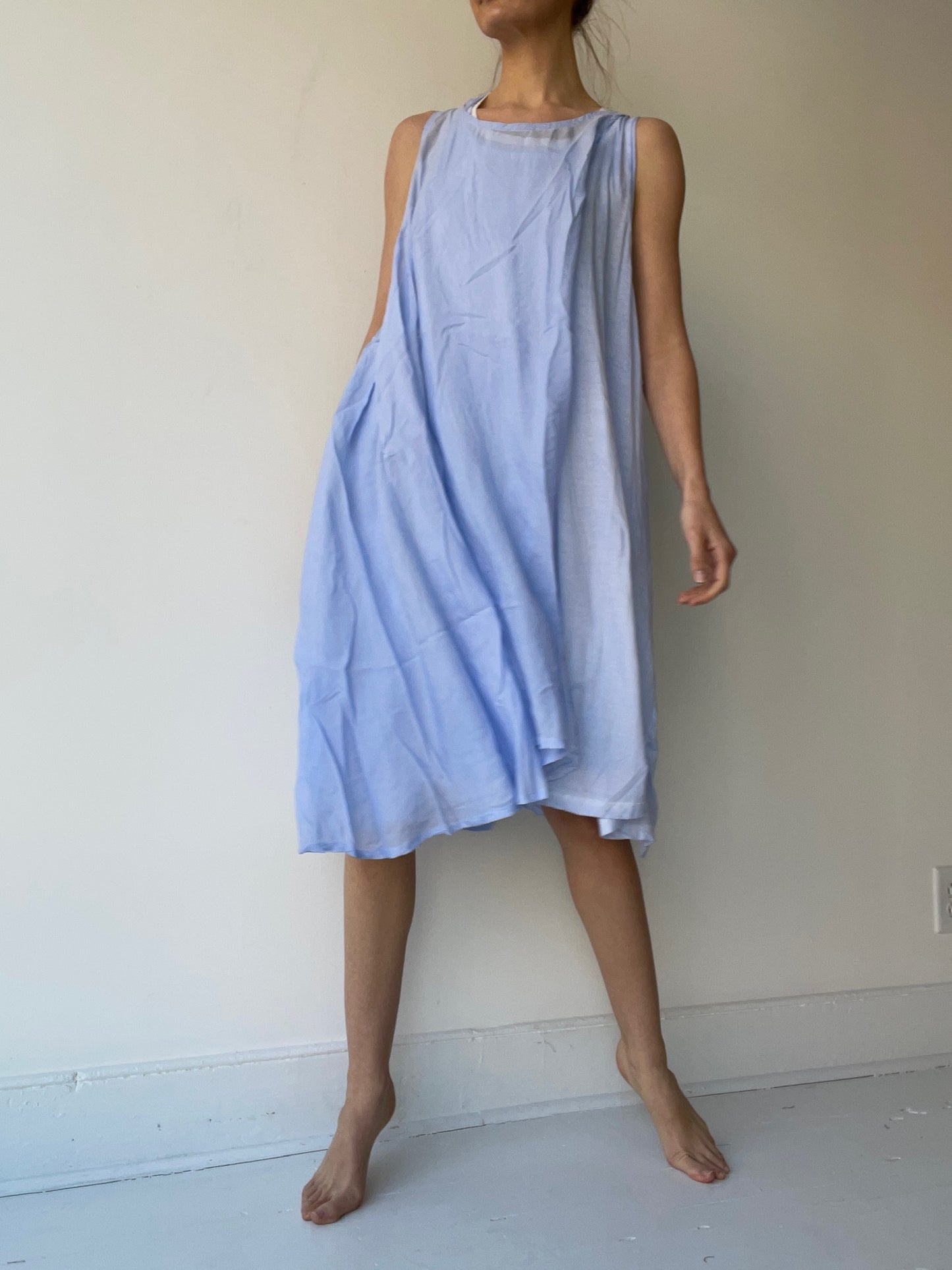 rundholz mainline cotton fold over dress