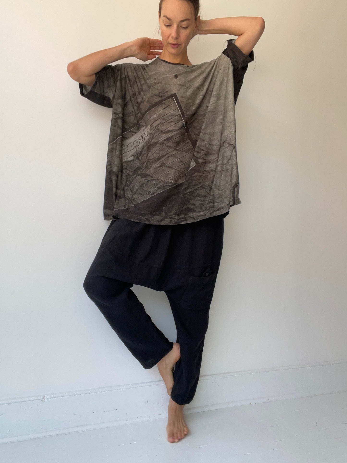 barbara bologna oversize print tee