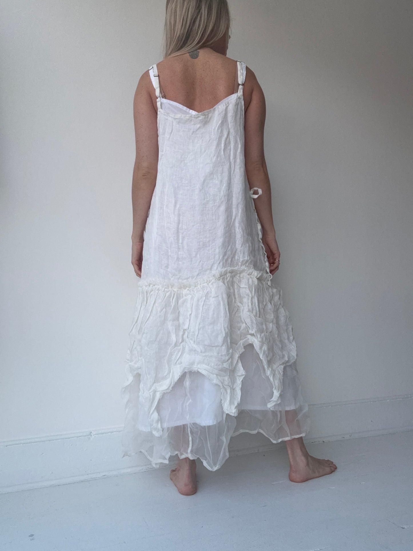 krista larson long vintage slip