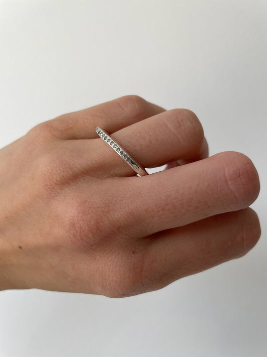 rosa maria haz icy grey ring