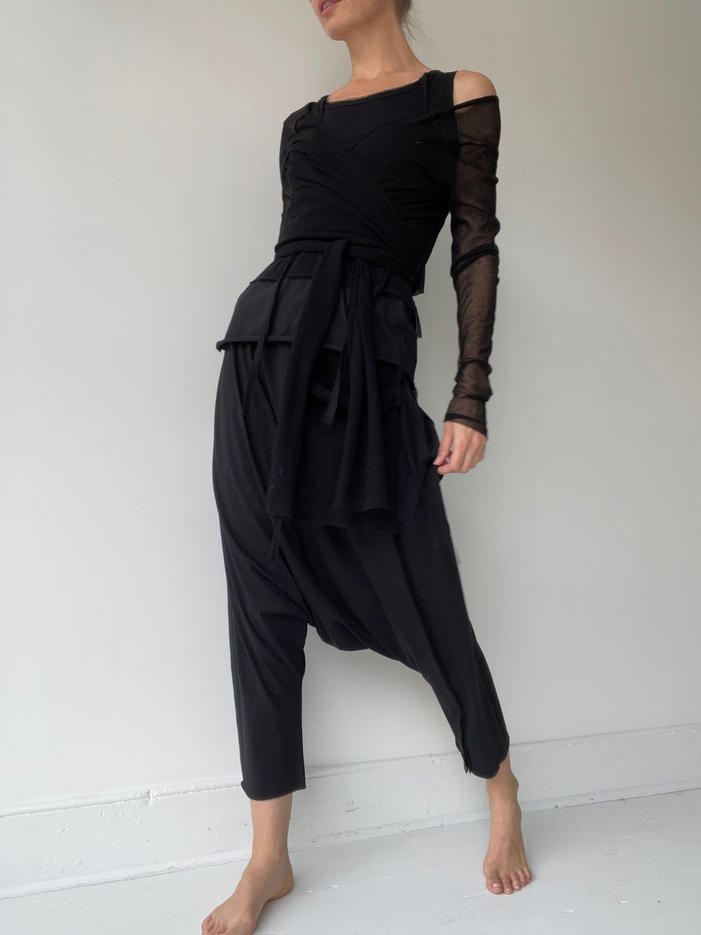 pal offner sheer wrap BLACK