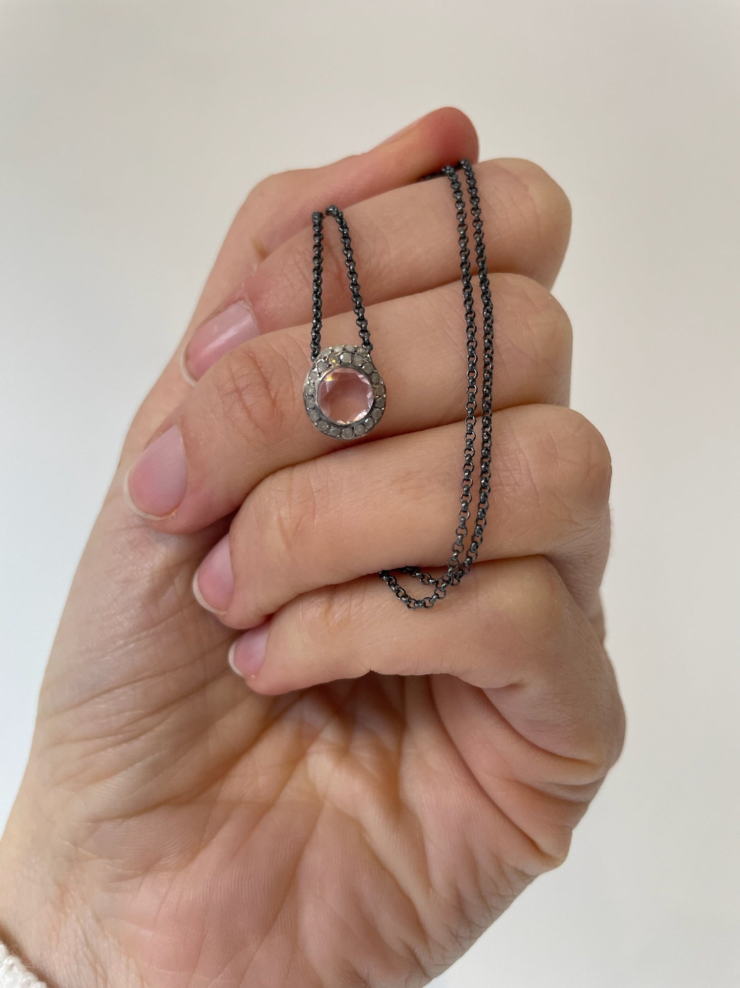 rosa maria pinky necklace