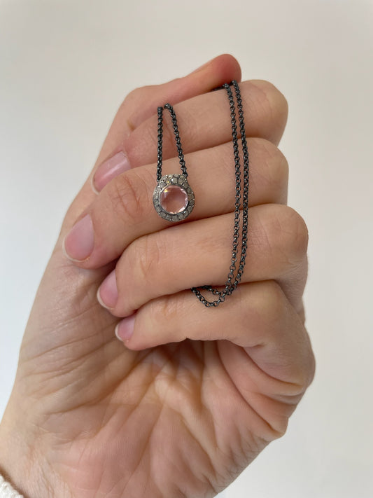 rosa maria pinky necklace