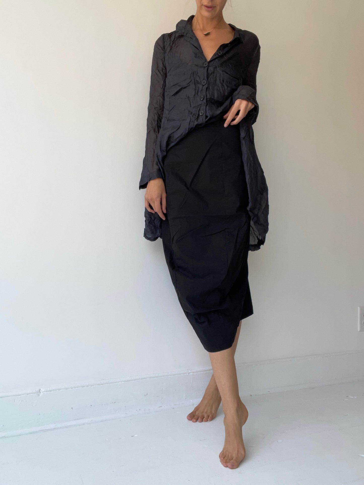 rundholz black label bend skirt BLACK